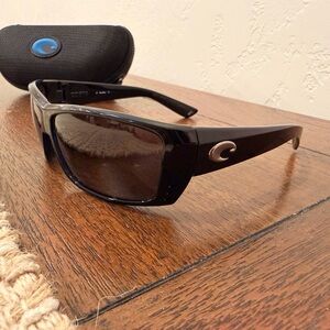 Costa Glossy Black Sunglasses